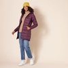 Amazon Essentials womens Lightweight Water-Resistant Packable Hooded Puffer Coat (Available in Plus Size)(Burgundy)