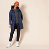 Amazon Essentials womens Lightweight Water-Resistant Packable Hooded Puffer Coat (Available in Plus Size)(Navy)