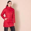Amazon Essentials womens Lightweight Water-Resistant Packable Hooded Puffer Coat (Available in Plus Size)(Red)