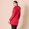 Amazon Essentials womens Lightweight Water-Resistant Packable Hooded Puffer Coat (Available in Plus Size)(Red)