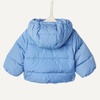 Amazon Essentials x Sofia Grainge Babies, Toddlers and Boys’ Water-Repellent Hooded Puffer Jacket(Blue)