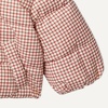Amazon Essentials x Sofia Grainge Babies, Toddlers and Boys’ Water-Repellent Hooded Puffer Jacket(Cherry Red Windowpane)