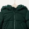 Amazon Essentials x Sofia Grainge Babies, Toddlers and Boys’ Water-Repellent Hooded Puffer Jacket(Dark Green)