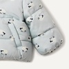 Amazon Essentials x Sofia Grainge Babies, Toddlers and Boys’ Water-Repellent Hooded Puffer Jacket(Dove Grey Sheep)