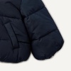 Amazon Essentials x Sofia Grainge Babies, Toddlers and Boys’ Water-Repellent Hooded Puffer Jacket(Navy)