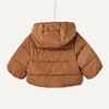 Amazon Essentials x Sofia Grainge Babies, Toddlers and Boys’ Water-Repellent Hooded Puffer Jacket(Toffee Brown)
