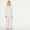 Amazon Essentials x Sofia Grainge Women’s Long Sleeve Henley Pajama Set(Ivory)