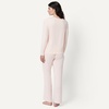 Amazon Essentials x Sofia Grainge Women’s Long Sleeve Henley Pajama Set(Light Pink)