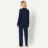 Amazon Essentials x Sofia Grainge Women’s Long Sleeve Henley Pajama Set(Navy)