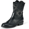 Amazon Essentials Girls’ Western Cowboy Boots(Black)
