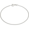 Amazon Essentials Sterling Curb Chain Bracelet(Silver)