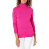 Amazon Essentials Women’s Classic-Fit Lightweight Long-Sleeve Turtleneck Sweater(Bright Pink)
