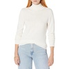 Amazon Essentials Women’s Classic-Fit Lightweight Long-Sleeve Turtleneck Sweater(Ivory)