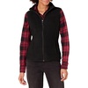 Amazon Essentials Women’s Classic-Fit Sleeveless Polar Soft Fleece Vest with Zip Pockets (Available in Plus Size)(Black)