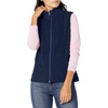 Amazon Essentials Women’s Classic-Fit Sleeveless Polar Soft Fleece Vest with Zip Pockets (Available in Plus Size)(Navy)