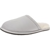 Amazon Essentials Women’s Cozy Slippers with Faux Fur Lining, Non-Slip Indoor Outdoor House Shoes(Grey)