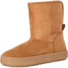 Amazon Essentials Women’s Faux Fur Lined Shearling Boots, Pull-On Design(Tan Microsuede)