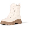 Amazon Essentials Women’s Lace Up Puffer Snow Boots with Chunky Heel(Ivory)