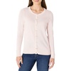 Amazon Essentials Women’s Lightweight Crewneck Cardigan Sweater(Light Pink)