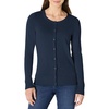 Amazon Essentials Women’s Lightweight Crewneck Cardigan Sweater(Navy)