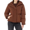 Amazon Essentials Women’s Short Waisted Puffer Jacket (Available in Plus Size)(Deep Brown)