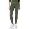 Amazon Essentials Women’s Skinny Fit Mid-Rise Stretch Pull-On Jegging with Pockets(Dark Green)