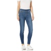 Amazon Essentials Women’s Skinny Fit Mid-Rise Stretch Pull-On Jegging with Pockets(Medium Blue)