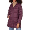 Amazon Essentials womens Lightweight Water-Resistant Packable Hooded Puffer Coat (Available in Plus Size)(Burgundy)
