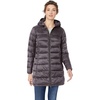 Amazon Essentials womens Lightweight Water-Resistant Packable Hooded Puffer Coat (Available in Plus Size)(Charcoal Heather)
