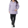 Amazon Essentials womens Lightweight Water-Resistant Packable Hooded Puffer Coat (Available in Plus Size)(Dusty Grape)