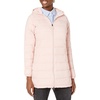 Amazon Essentials womens Lightweight Water-Resistant Packable Hooded Puffer Coat (Available in Plus Size)(Rose)
