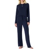 Amazon Essentials x Sofia Grainge Women’s Long Sleeve Henley Pajama Set(Navy)