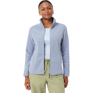 Amazon Essentials Women’s Classic-Fit Full-Zip Polar Soft Fleece Jacket, Outerwear Coat with Cuffs (Available in Plus Size)(Dusty Blue)