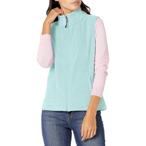 Amazon Essentials Women’s Classic-Fit Sleeveless Polar Soft Fleece Vest with Zip Pockets (Available in Plus Size)(Aqua)