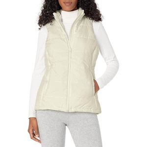Amazon Essentials Women’s Mid-Weight Puffer Vest(Ivory)