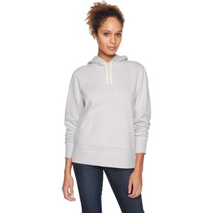 Amazon Essentials Women’s Regular-Fit Midweight Fleece Pullover Hoodie with Kangaroo Pocket (Available in Plus Size)(Light Grey Heather)