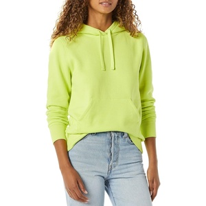 Amazon Essentials Women’s Regular-Fit Midweight Fleece Pullover Hoodie with Kangaroo Pocket (Available in Plus Size)(Lime Green)
