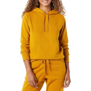 Amazon Essentials Women’s Regular-Fit Midweight Fleece Pullover Hoodie with Kangaroo Pocket (Available in Plus Size)(Tabacco)