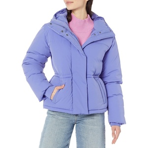 Amazon Essentials Women’s Short Waisted Puffer Jacket (Available in Plus Size)(Purple Blue)