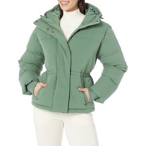 Amazon Essentials Women’s Short Waisted Puffer Jacket (Available in Plus Size)(Sage Green)