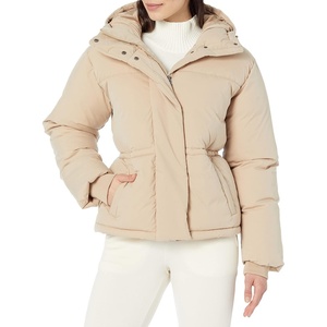 Amazon Essentials Women’s Short Waisted Puffer Jacket (Available in Plus Size)(Tan)