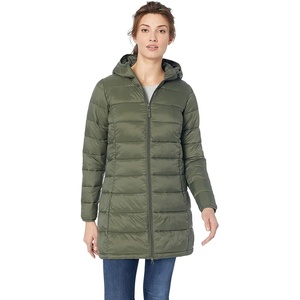Amazon Essentials womens Lightweight Water-Resistant Packable Hooded Puffer Coat (Available in Plus Size)(Olive)