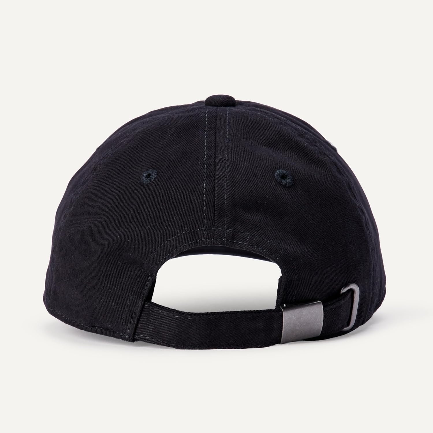 image:imageAmazon Essentials Unisex Kids Breathable Washed Cotton Adjustable Baseball CapBlack