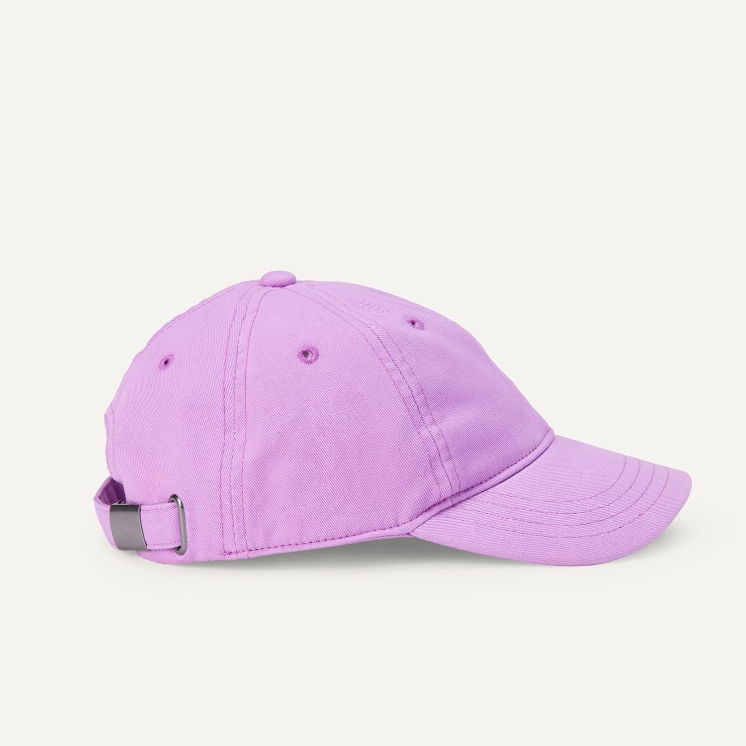 image:imageAmazon Essentials Unisex Kids Breathable Washed Cotton Adjustable Baseball CapLavendar