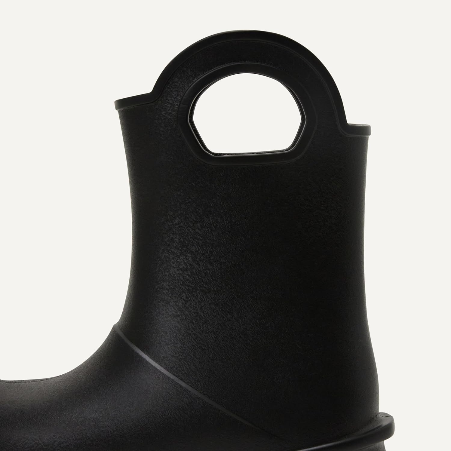 image:imageAmazon Essentials Unisex Kids Lightweight Rain Boot with HandlesBlack