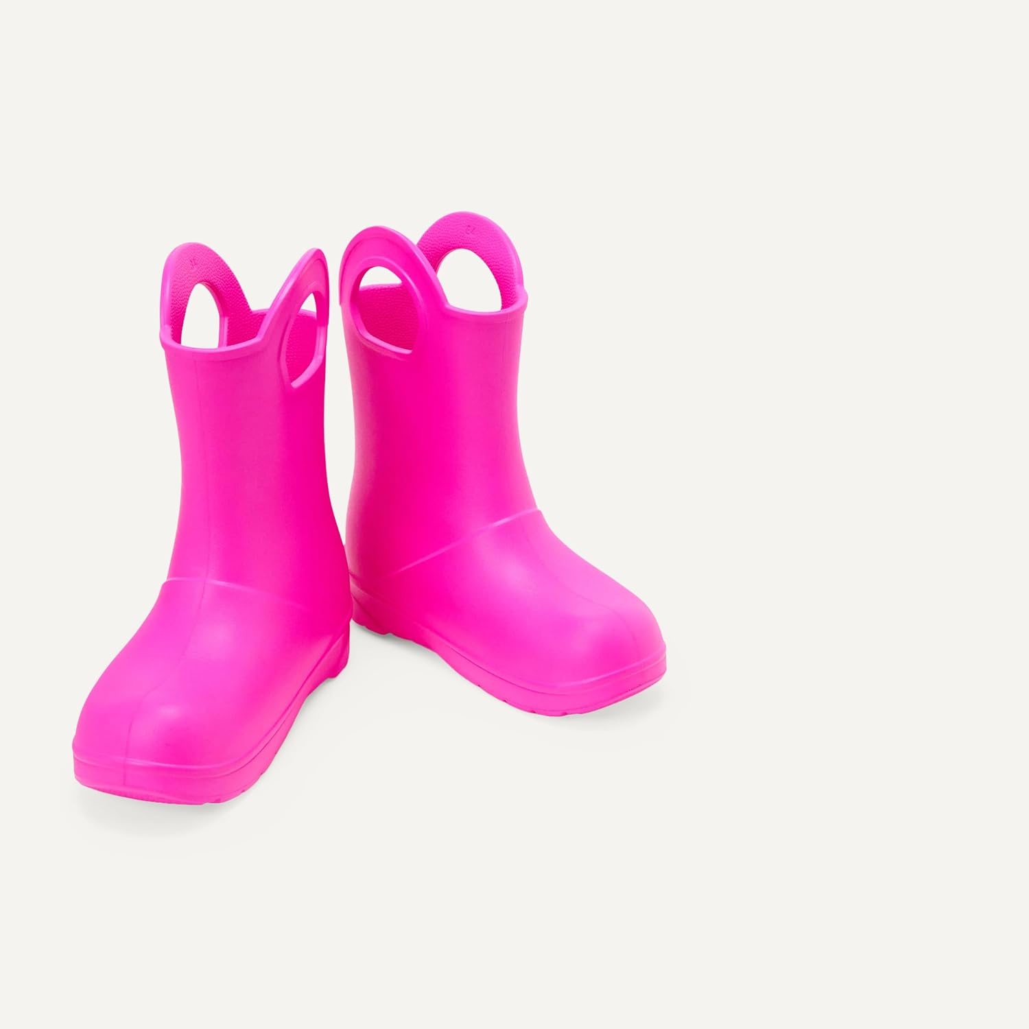 image:imageAmazon Essentials Unisex Kids Lightweight Rain Boot with HandlesHot Pink