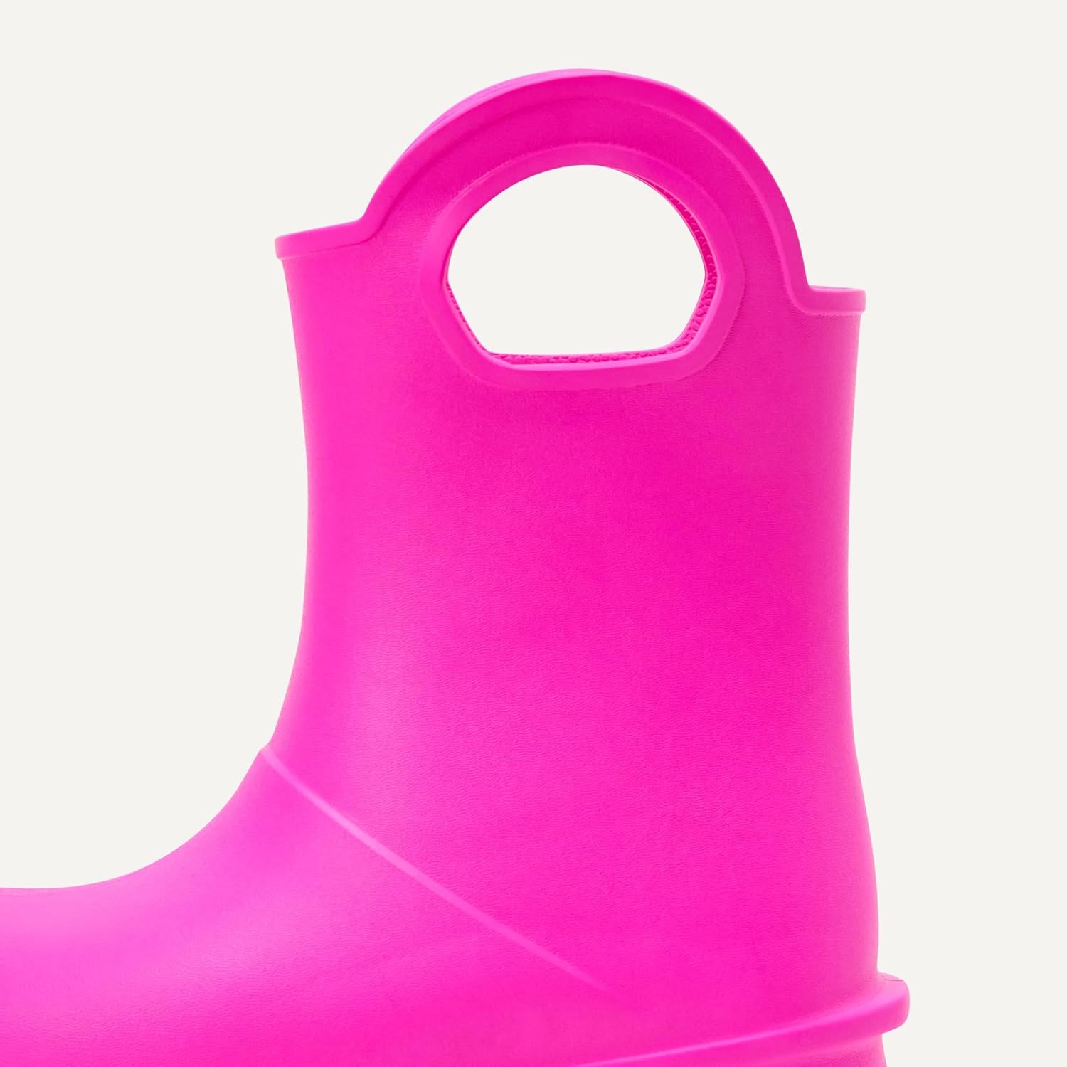 image:imageAmazon Essentials Unisex Kids Lightweight Rain Boot with HandlesHot Pink
