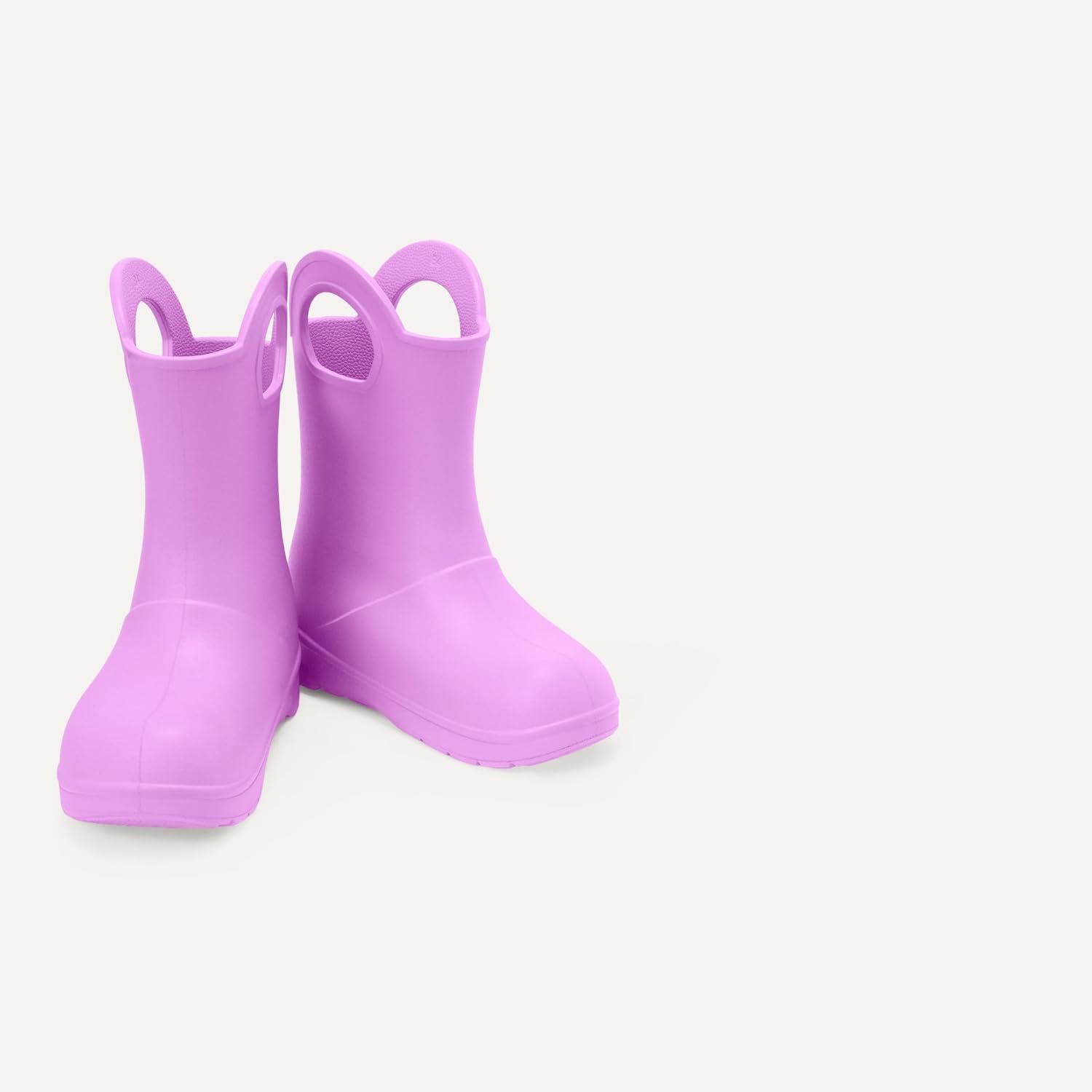 image:imageAmazon Essentials Unisex Kids Lightweight Rain Boot with HandlesLavendar