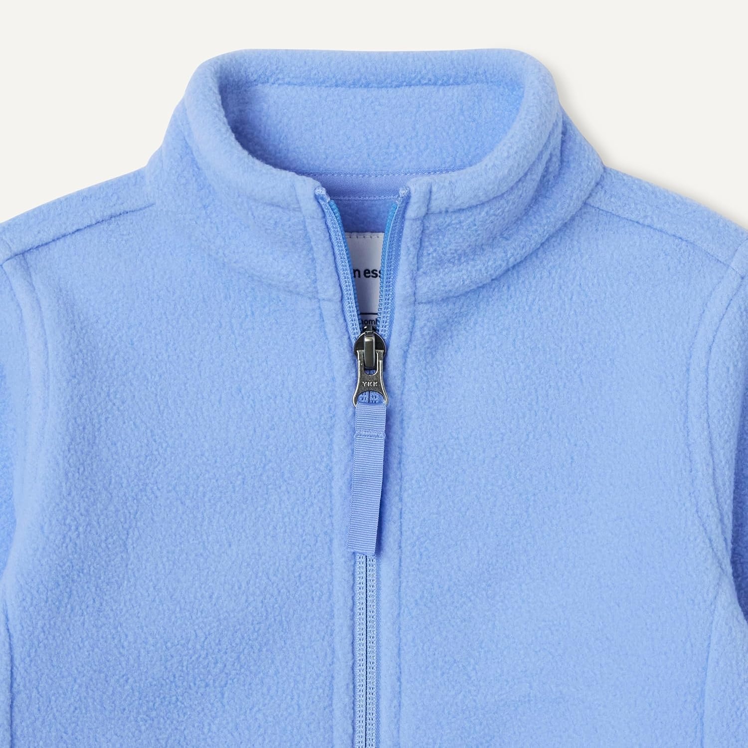 image:imageAmazon Essentials Unisex Kids Polar Fleece FullZip Mock JacketCornflower Blue