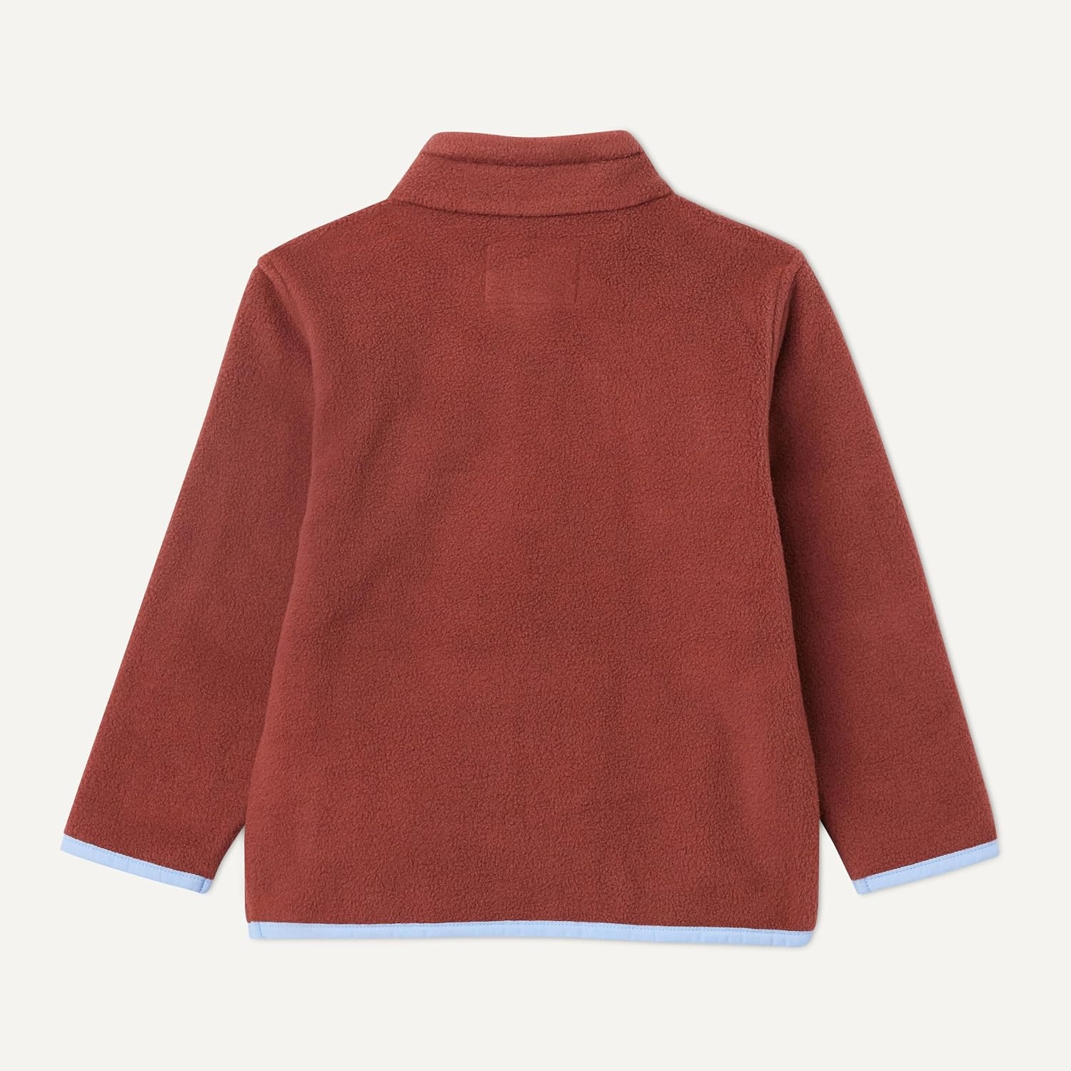 image:imageAmazon Essentials Unisex Kids Polar Fleece QuarterZip Pullover JacketRich Chestnut Brown